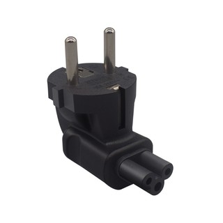 ELE 2Pin EU4 8 Europa Para C5 Plug Adaptador De Alimentação IEC320 C5 Fêmea Ue 4 8mm Macho