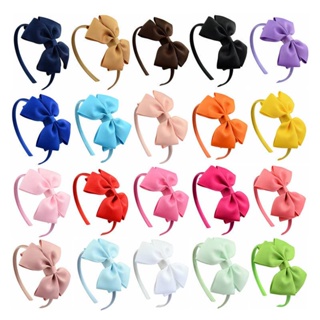 Tiara De Cabelo Arco De Cabelo Infantil Faixa De Crianças Cabeça Laço Duplo Nó De Feito À Mão Fita Flor 674 em Oferta na Shopee