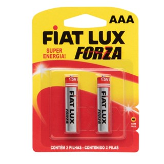 Pilha Comum AAA Palito Com 2 Unidades Forza Fiat Lux
