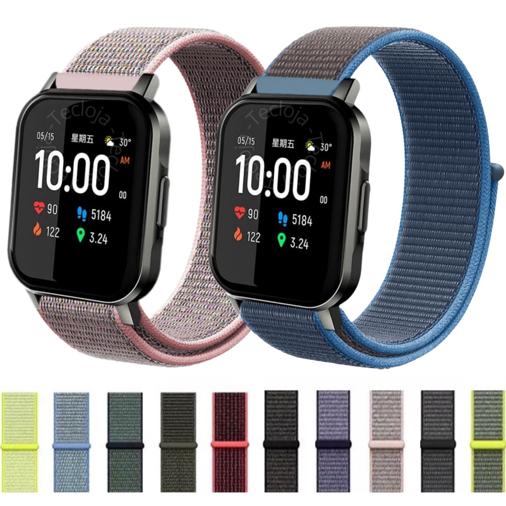 Pulseira Nylon Para Haylou LS02 Pulseira Nylon Para Haylou Smart Watch 2