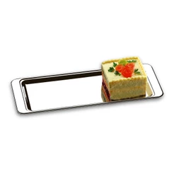 Bandeja Para Torta Fria Rocambole Brinox Atina 40 x 16 cm Aço Inox