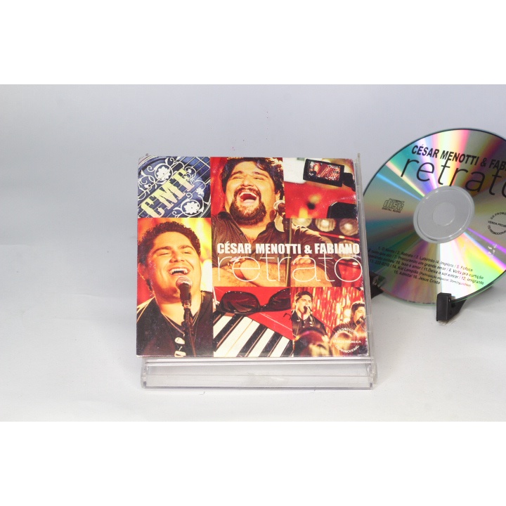 CD Sertanejo / César Menotti & Fabiano: Retrato (envelope)