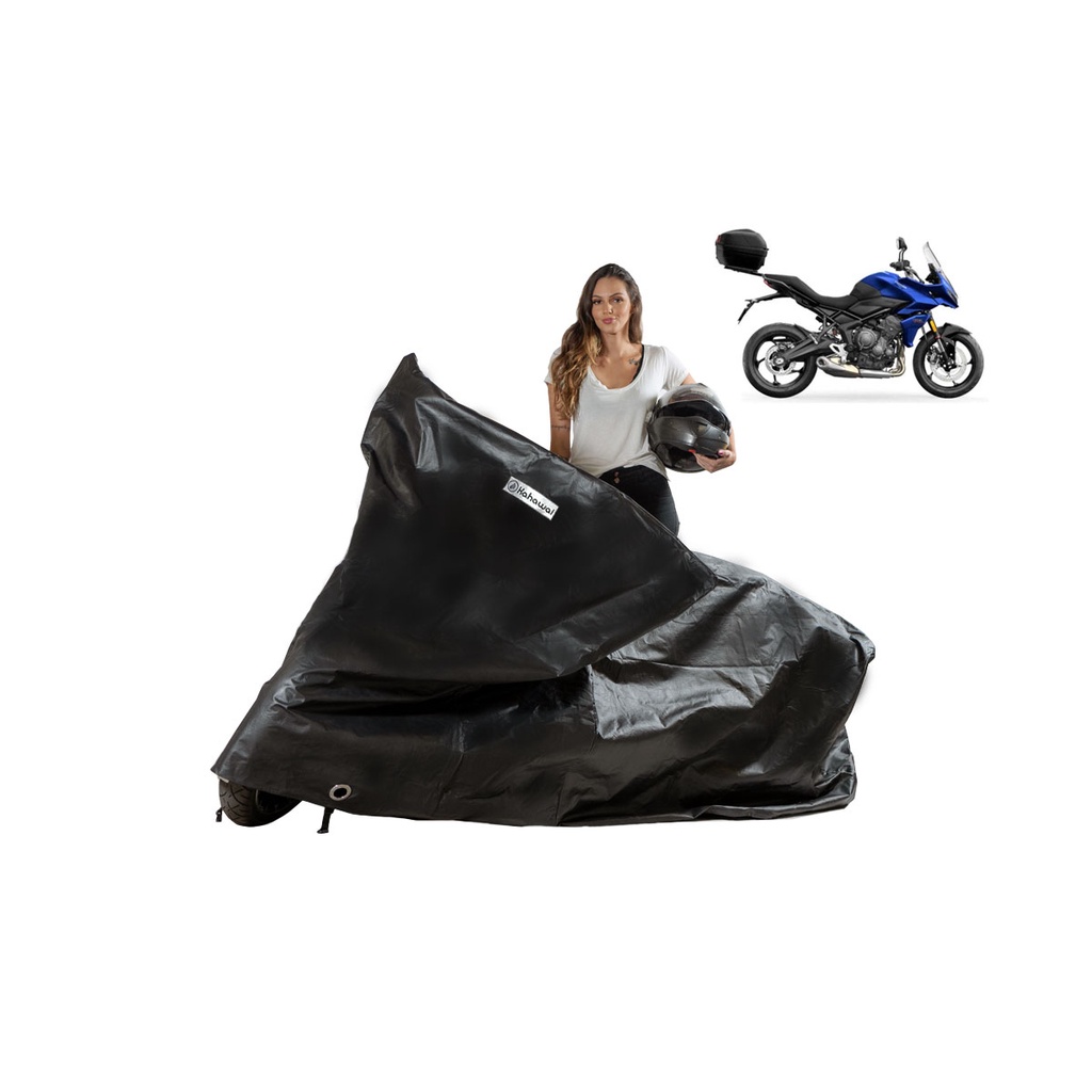 Capa Cobrir Moto Térmica Triumph Tiger 660 Sport Com Baú