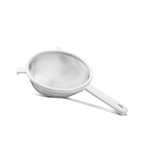 Peneira Brinox Top Pratic Ø 18 cm Em Inox Com Cabo ABS Branco