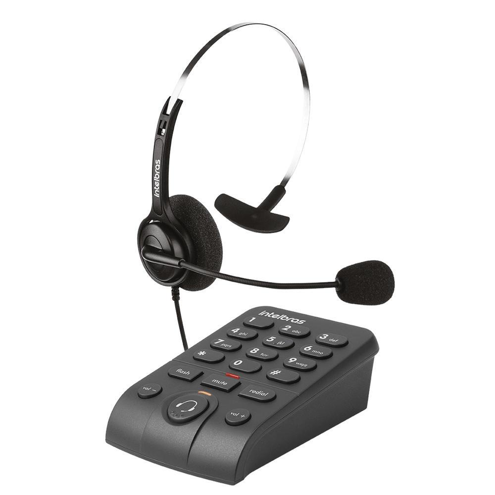 TELEFONE HEADSET HSB 40 PRETO INTELBRAS