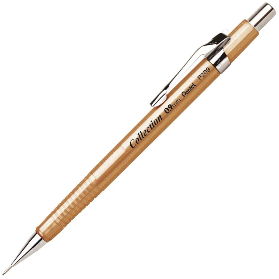 Lapiseira P200 0.9 mm P209-xpb, Dourada Pentel