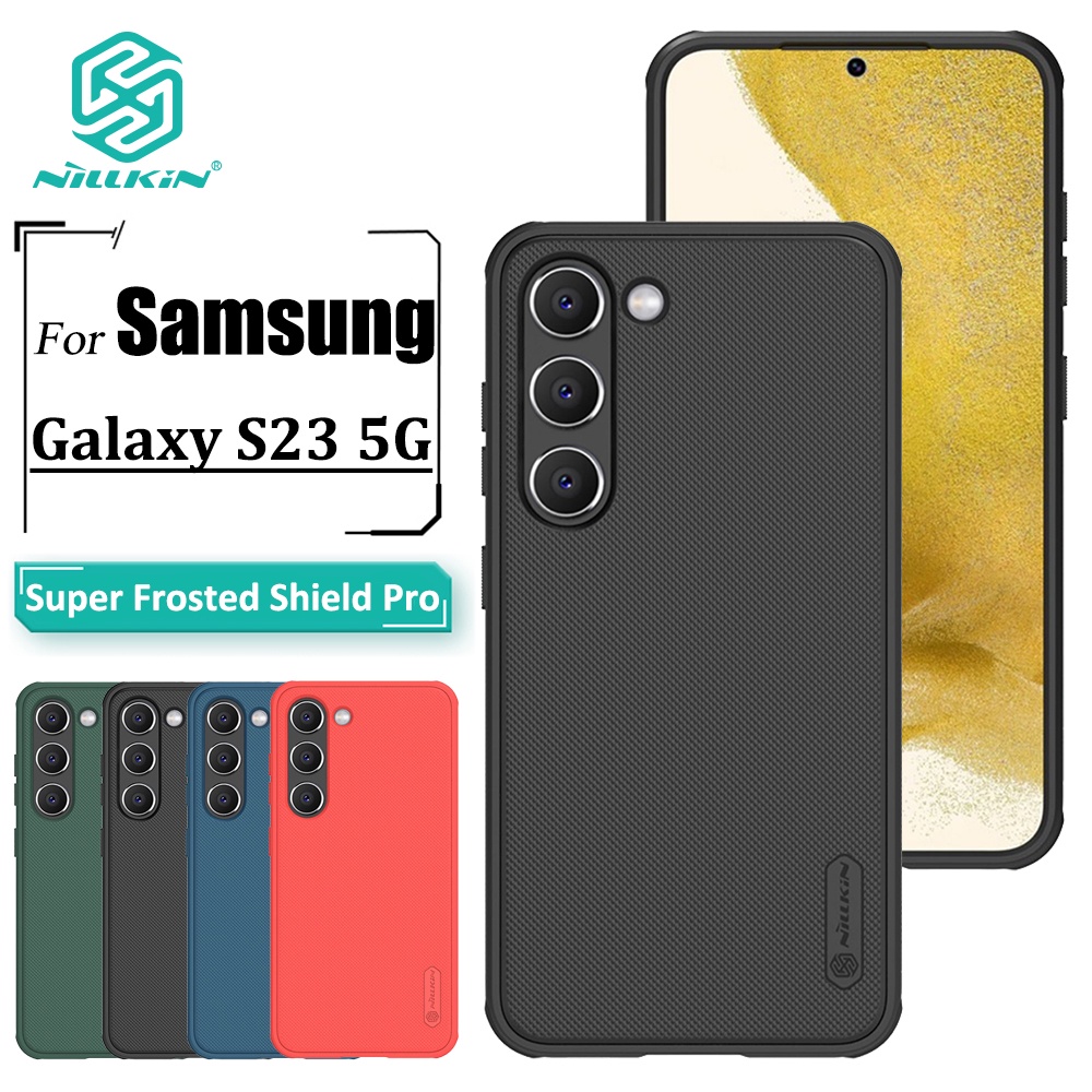 Capa Nillkin Super Fosco Pro Para Samsung Galaxy S23 Telefônica Ultra Fina TPU + PC Anti-Impressão Digital Traseira em Oferta na Shopee