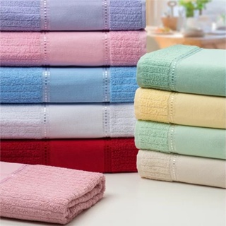 Toalha Banho Arte Canelada Ponto Russo e Pintura 390g/m²d em Oferta na Shopee