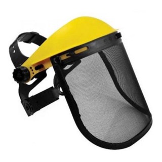 Protetor Facial Com Tela De Aço Operador De Roçadeira - Epi