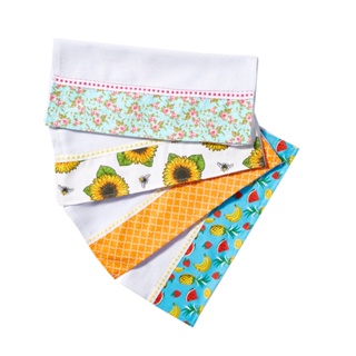 Pano De Prato Barrado Atacado Premium Kit Com 10 Peças em Oferta na Shopee