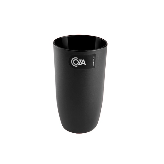 Copo Alto Coza Cozy 7,3 x 7,3 x 13,1 cm 400 ml Preto em Oferta na Shopee