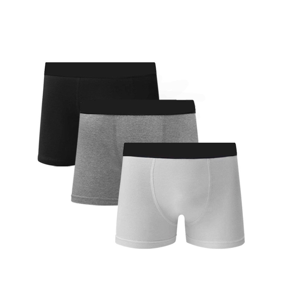Kit 5 Cuecas Algodão Box Boxer Com Poliester Sortida  C5 - Men Clothes