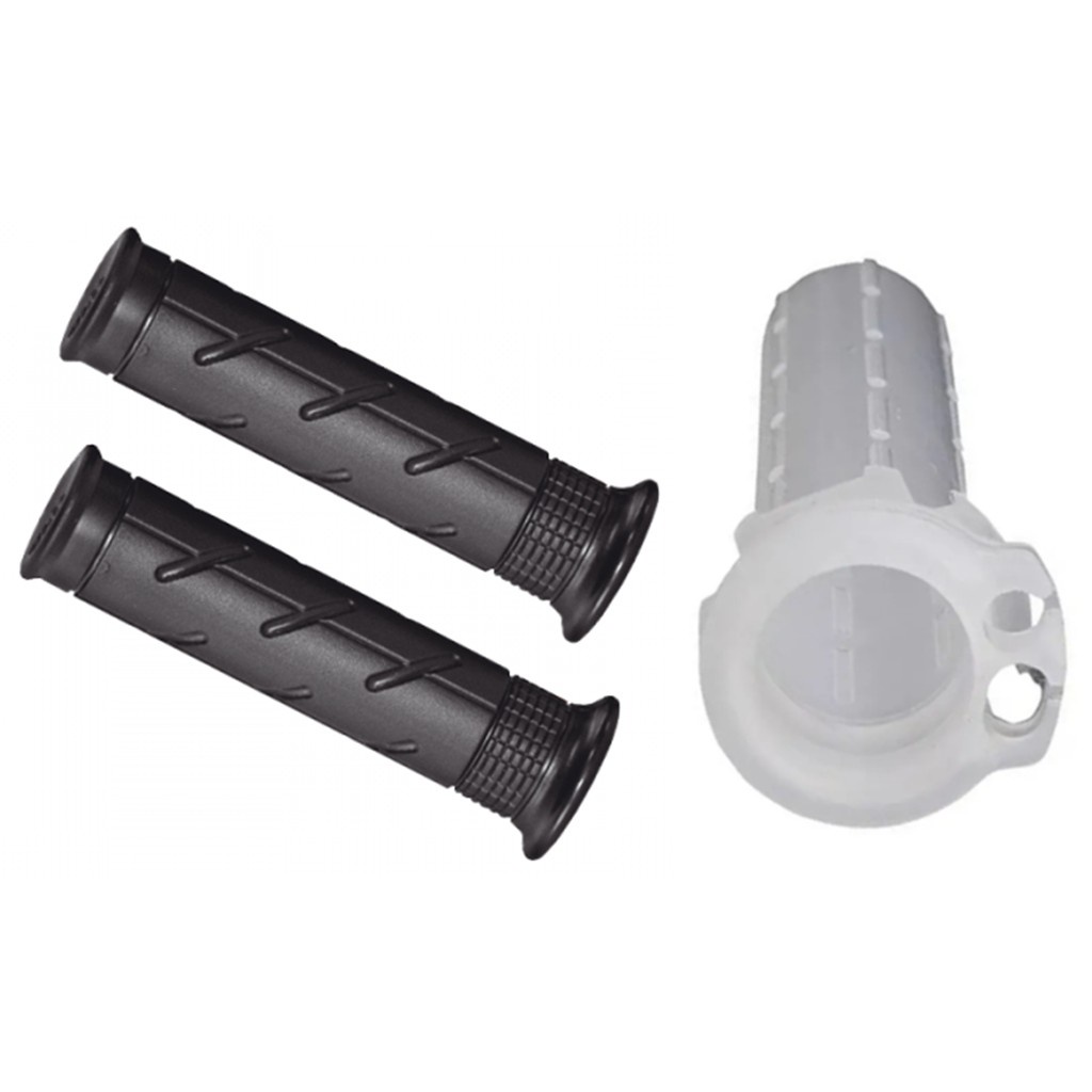 Manopla + Roldana modelo 2 cabos CG 150 Fan 2014 à 2015 CG 160 Fan 2015 à 2019 CG 125 150 160 Start 2016 à 2018 CG 125 150 160 Cargo 2016 à 2018 - ref. 194700 + br288