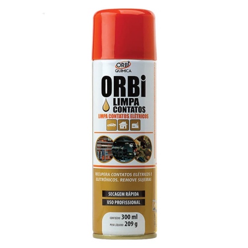 Spray Limpa Contatos Eletricos Orbi-7 Lata Com 300ml Orbi - Spare Parts and Accessories for Vehicles