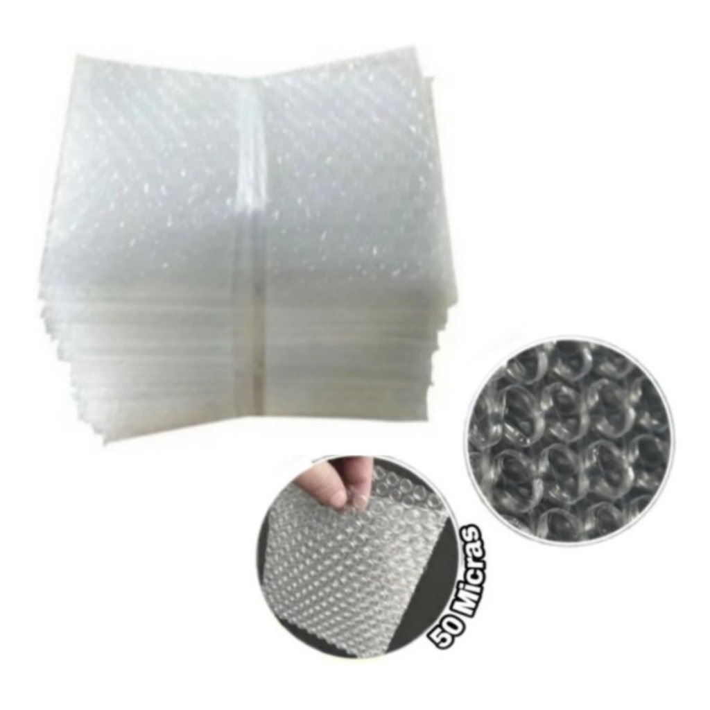 Saquinho De Proteção Bolha 9x15 Com 200 Peças