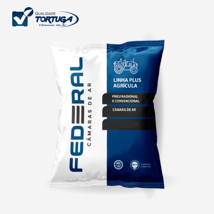 Câmara de ar Federal 750 R16 - Tr15 AG 1416 - By Tortuga em Oferta na Shopee