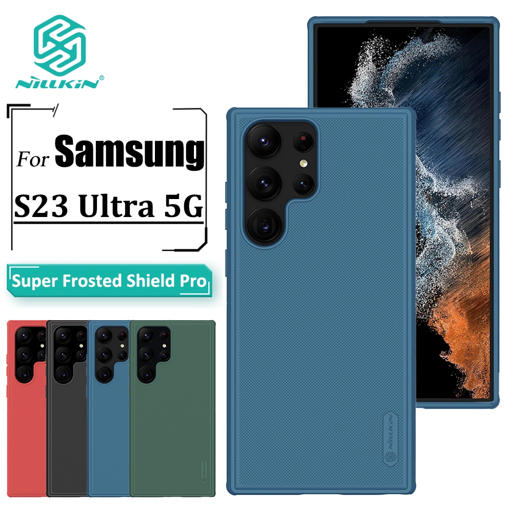 Capa Nillkin Shield Pro Para Samsung Galaxy S23 Ultra Anti-Impressão Digital Traseira À Prova De Choque em Oferta na Shopee