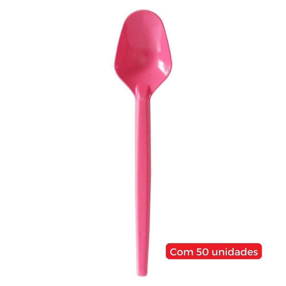 COLHER FESTA ROSA PINK (C/50)