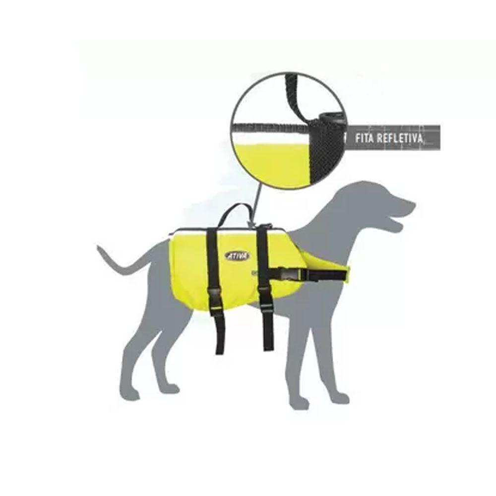 Colete Salva Vidas Auxiliar de Flutuação para Pets - Ativa - Sports & Outdoors