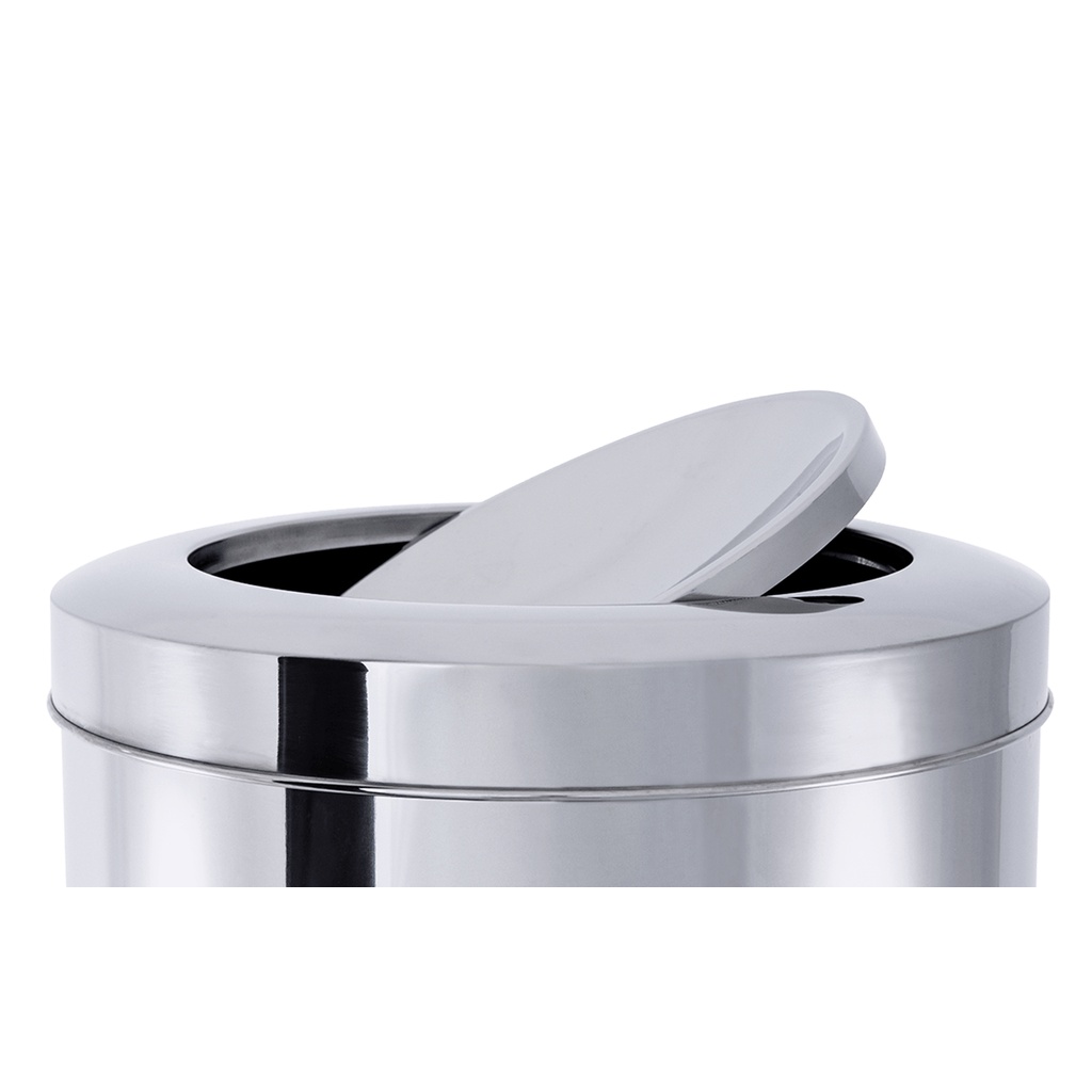 Detalhes do Lixeira Basculante Brinox - Decorline 5,4 Litros Aço Inox Polido