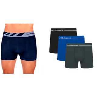 4 Unidades Cuecas Boxer Altomax Lisa Microfibra