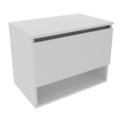 Gabinete Banheiro 1 Porta 60cm Suspenso Multimóveis CR10086 Branco