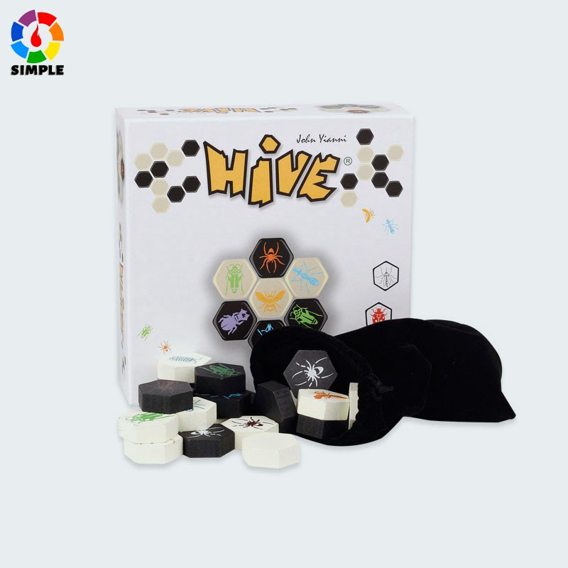 Hive Board Game 2 Players Family/Party Parents with Children Funny Game Entertainment Made High Quality Wooden