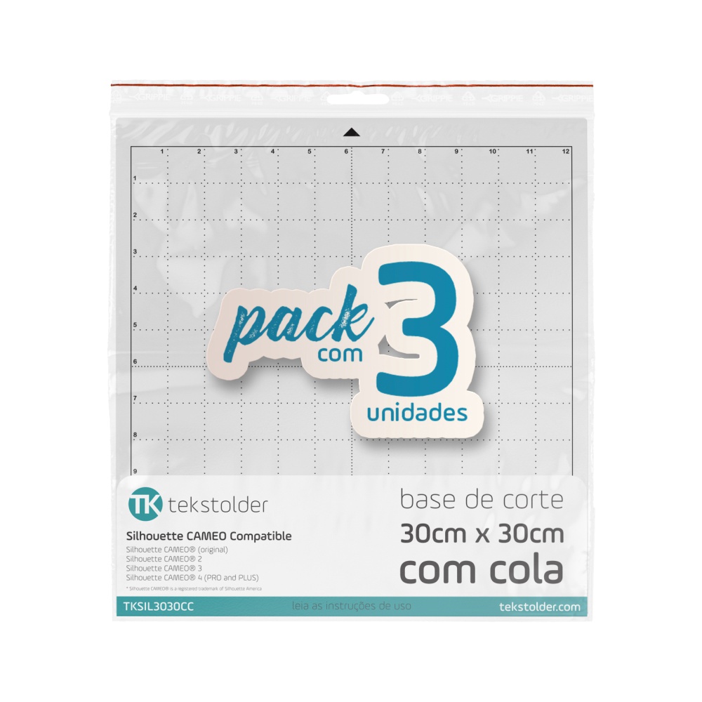 Kit 3 Bases de Corte Silhouette Cameo 30x30 - TK em Oferta na Shopee