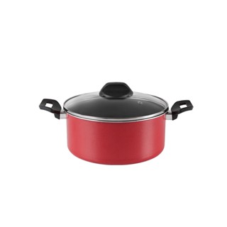 Caçarola Com Tampa Brinox Garlic Antiaderente 3,4 Litros Ø 22 cm Vermelho Brinox