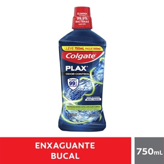 Enxaguante Bucal Colgate Zero Ácool Plax Odor Control 750ml em Oferta na Shopee