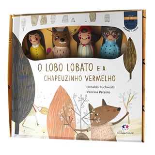 Dedoche - O Lobo Lobato e a Chapeuzinho Vermelho em Oferta na Shopee