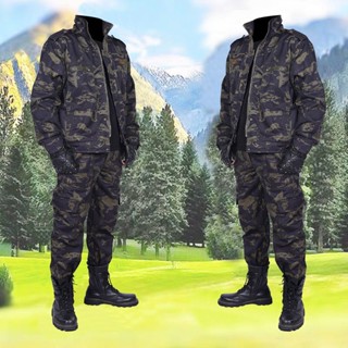 Roupas de camuflagem resistentes a roupas para uso ao ar livre