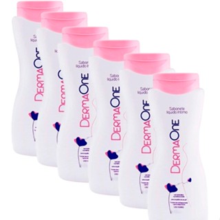 Kit 6 unidades Sabonete Íntimo Líquido Dermaone 200ml cada