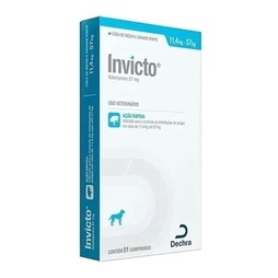 Invicto 57mg Cães até 57kg Antipulgas - 1 Comp