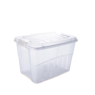 Caixa Organizadora com Tampa Plástico Incolor Plasútil 19 L em Oferta na Shopee