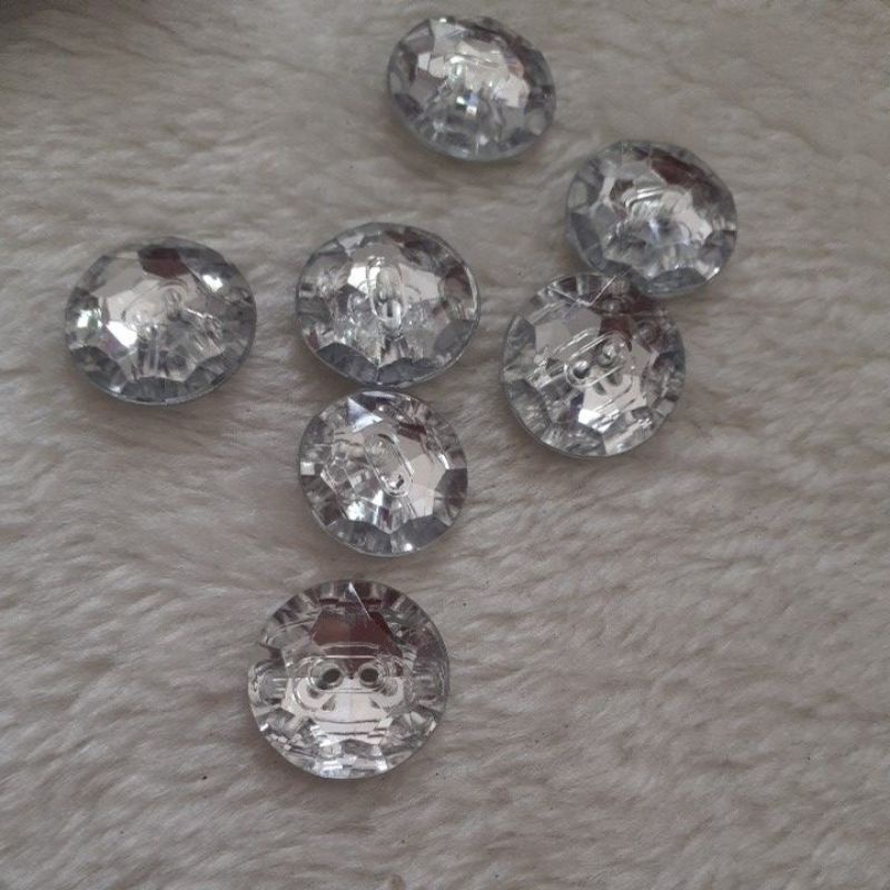Botões de strass capitone 18 ou 30mm 10UND em Oferta na Shopee