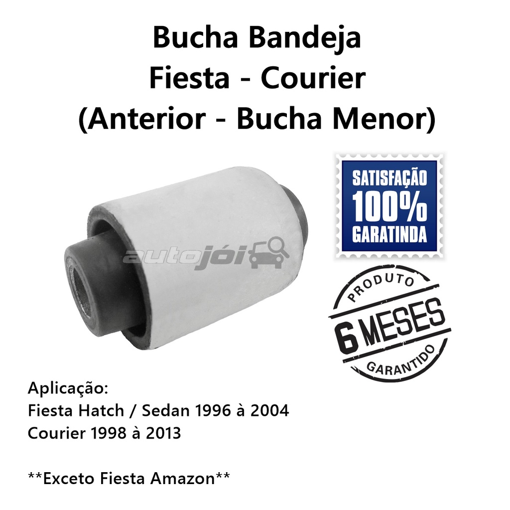 Bucha Bandeja Fiesta 1996 à 2004 Courier 1998 à 2013 - Dianteira Anterior