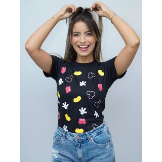 Camiseta T-shirt Blusinha Camisa personagem Mickey Partes