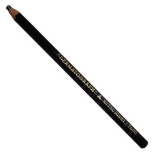 Lápis dermatográfico 7600 preto Mitsubishi