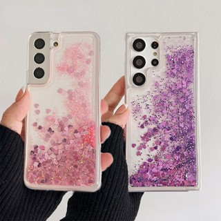 Para Samsung S23 Ultra Capa Glitter Bling Areia Movediça Lantejoulas Macia Plus S23 5G S 23 S22 S21FE