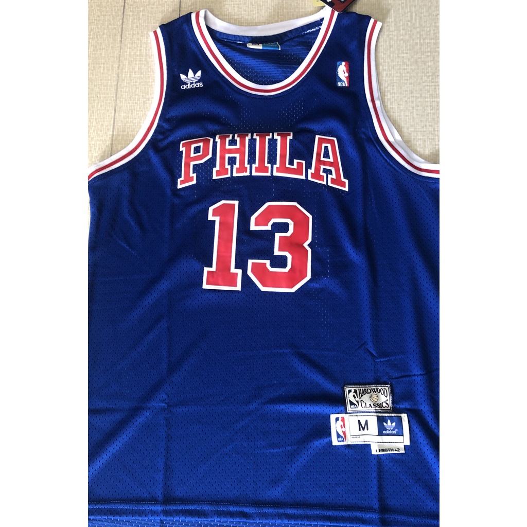 Wilton Norman Chamberlain Philadelphia 76ers NBA No . 13 Camisa O Melhor Personagem De nickname Sr 100