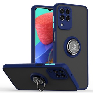 Capa magnética à prova de choque para Samsung Galaxy M33 M53 M31S M23 A12 M51 Suporte de anel