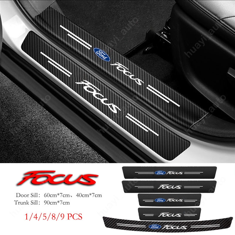 Adesivo Para Soleira De Carro Ford Focus Anti-Riscos Protetor De Porta-Malas À Prova D'água em Oferta na Shopee