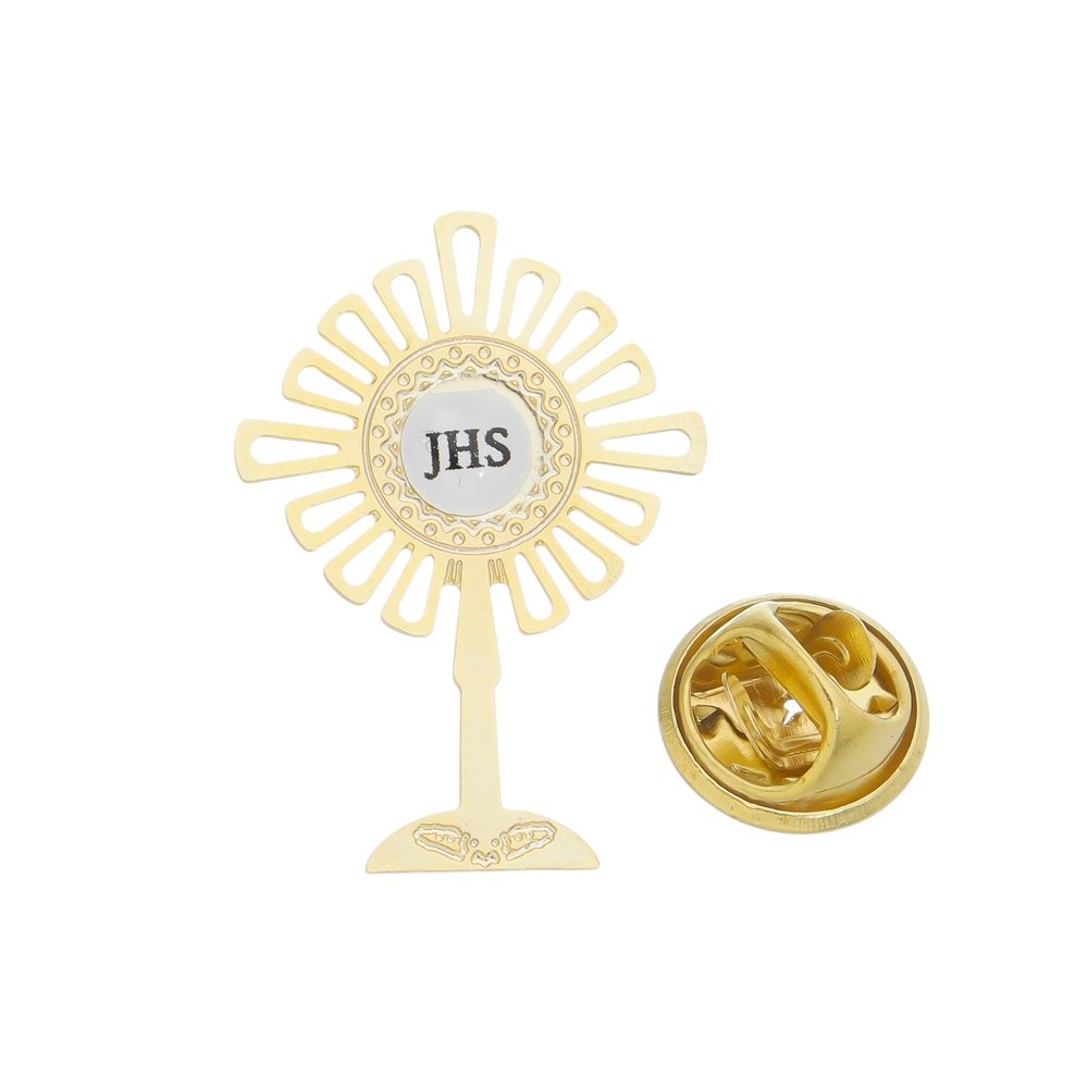 Boton Ostensório folheado em Oferta na Shopee