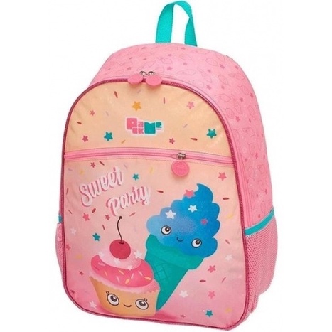 Mochila Costas Infantil Menina Escolar Sorvete Pack Me Sweet Party Pacific