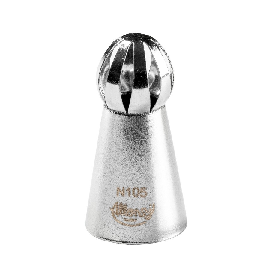 Bicos Para Confeitar - Russo Esfera - Aço Inox - Nºn105  - 1 unidade - Cromus Allonsy - Rizzo