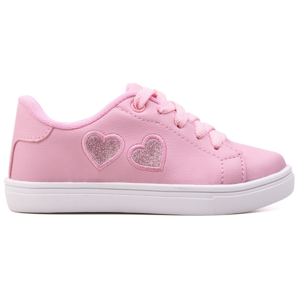 Tenis Infantil Feminino Escolar Preto e Rosa Barato em Promoção Confortável e Leve Menina LVE em Oferta na Shopee