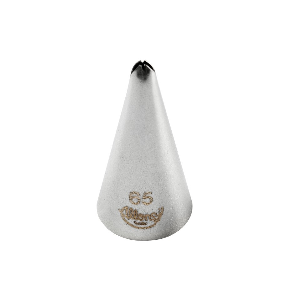 Bicos Para Confeitar - Folha - Aço Inox - Nº65  - 1 unidade - Cromus Allonsy - Rizzo