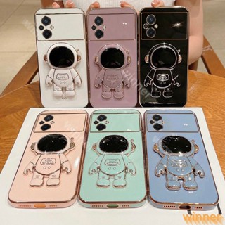 Capinha POCO M5 M4 M3 Caixa De Telefone Astronauta Estereoscópico Stand 1YHY