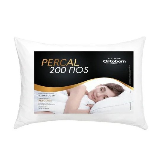 Travesseiro Percal com 200 Fios Ortobom: Onde Comprar | BuscaProdutos